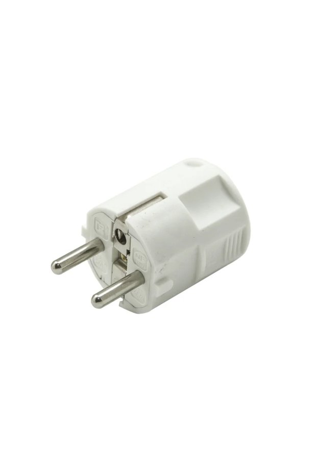 Rear outlet plug 16A, white