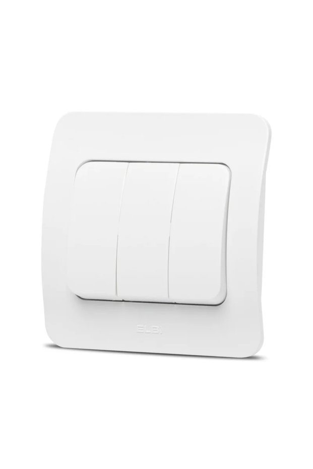 Jazz triple switch, IP20, white
