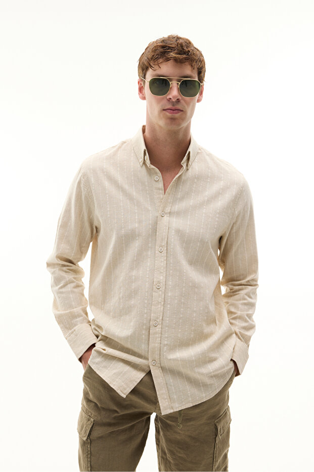 KETEN KARGO ŞORT - 3