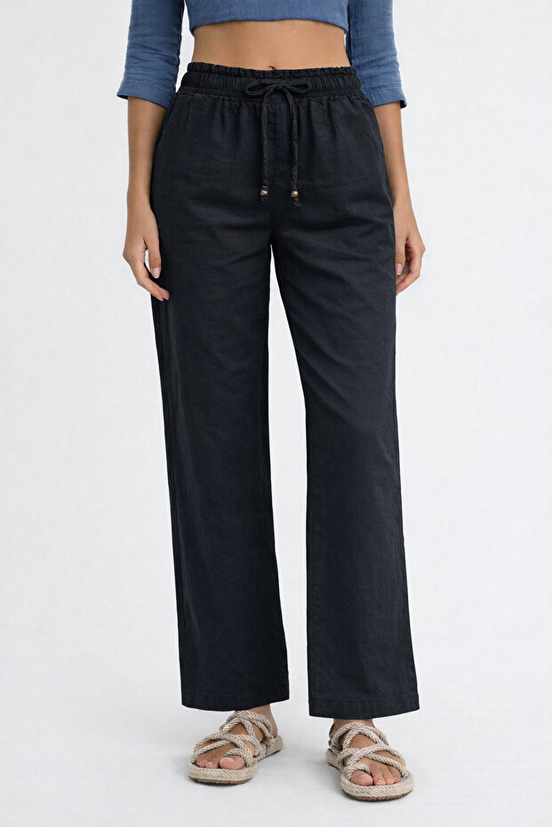 Linen Pants- Women'S, Pants- Linen Classic Leg Pants - 2170