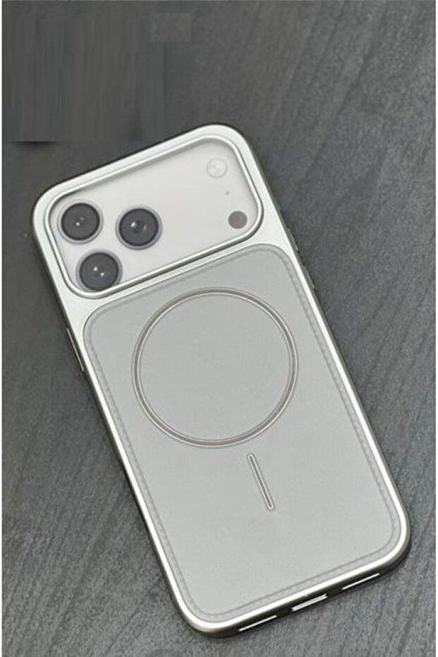 Premium Leather iPh 17 Pro Case, Magnetic Wireless Charging Compatible, Shock Protection