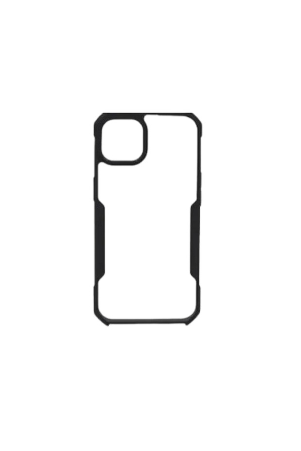 Silicone case with a colored frame for iPhone 15