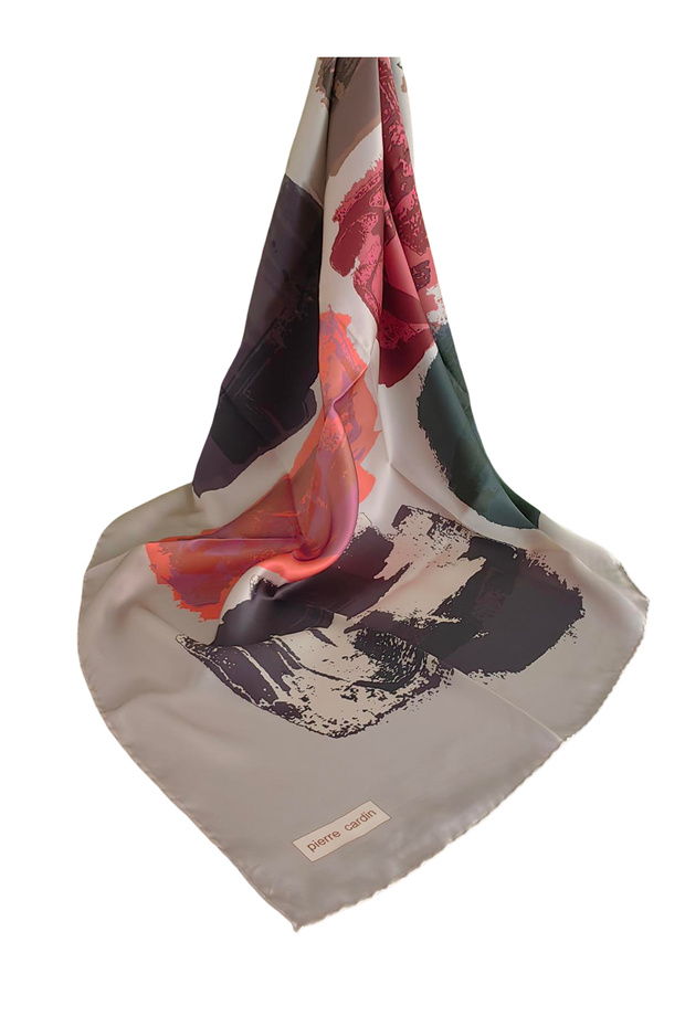 Silk K Crepe Satin Scarf 2026 Summer Season 9135230-332