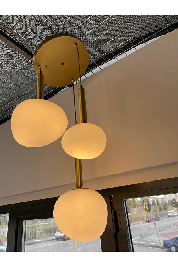 EGG CAM 3'LÜ ESKİTME AVİZE - 5