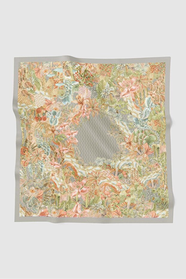 Forestis Vual Square Scarf - Nutmeg