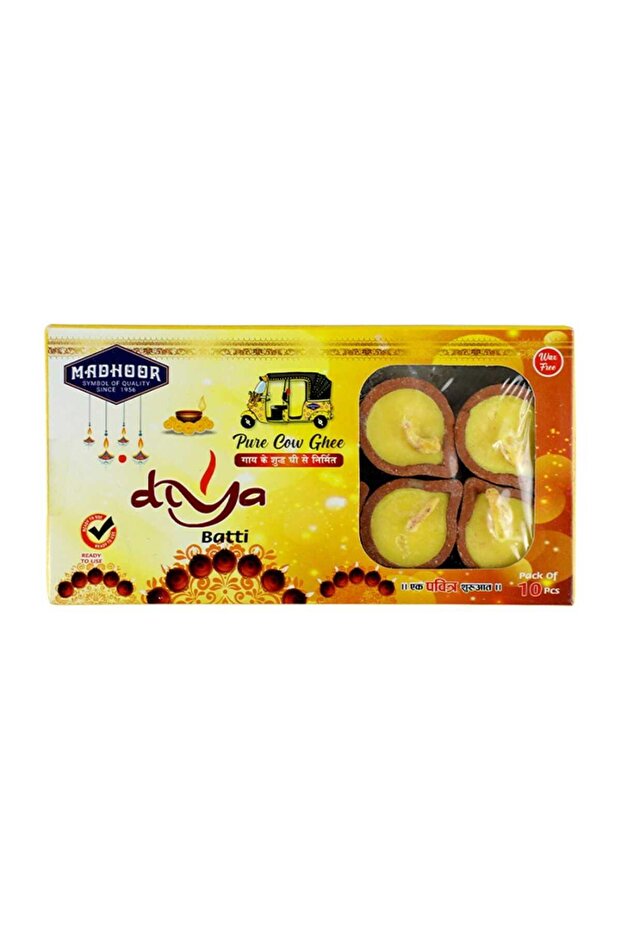 Ghee Diya Batti, 10 pcs