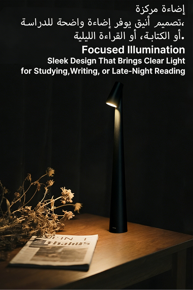 Rechargeable Desk Lamp - 3 Lighting Modes - Suitable for Cafes, Homes, and Bars - Plus Edition - 3
