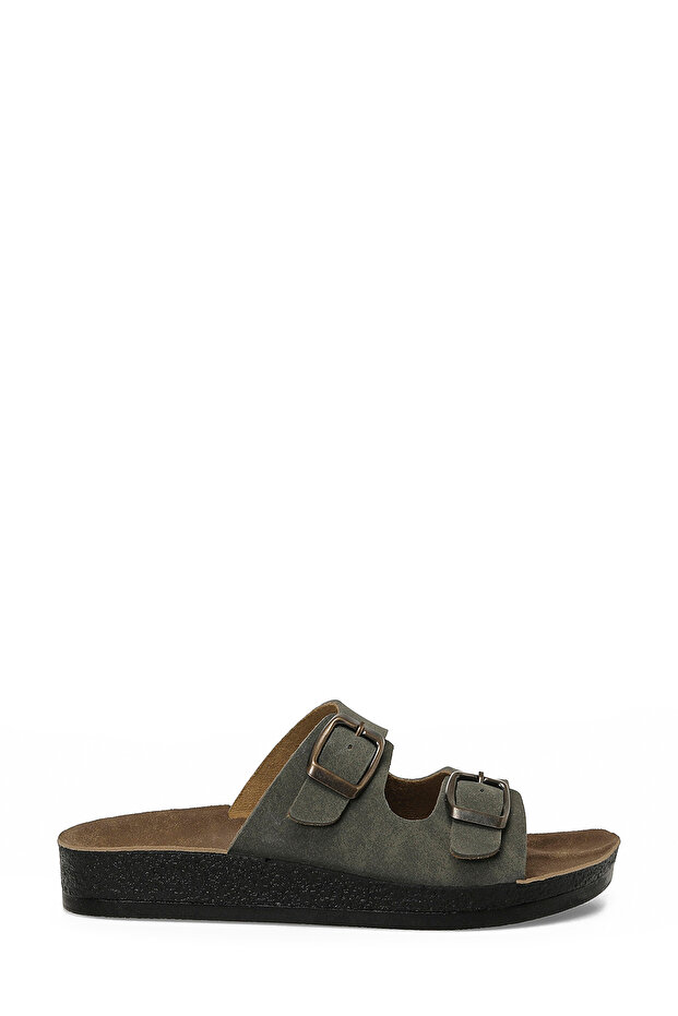 Delves.F6Fx Khaki Boy Slipper