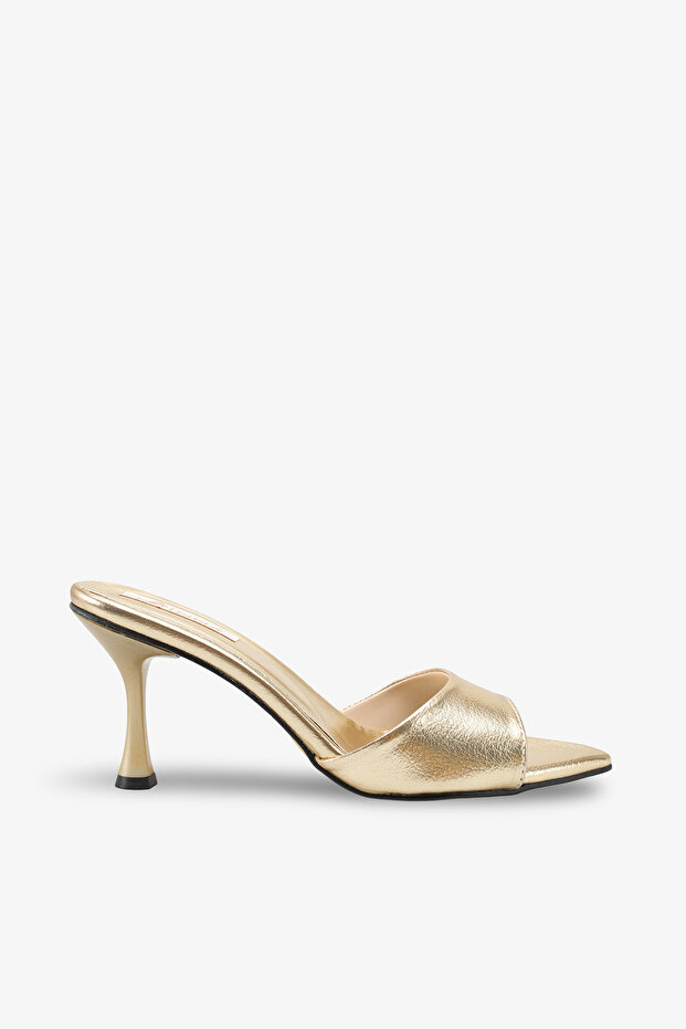 Ulyia Women's Heels Slipper - Gold