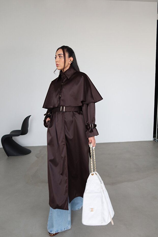 Cape Trench Coat