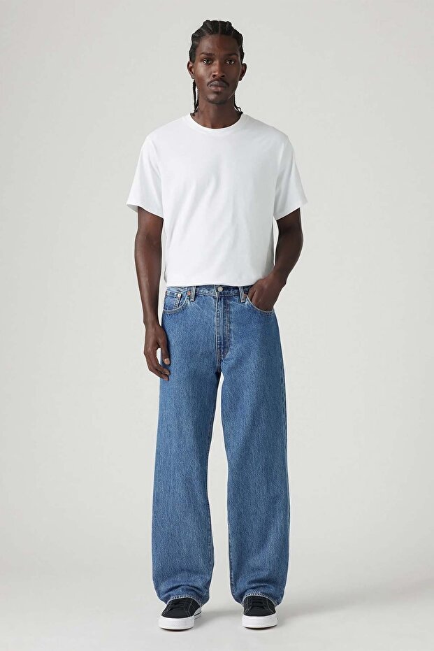Levi's Baggy Men's Jean Pants 005Hk-0000 Med Indigo - Worn in