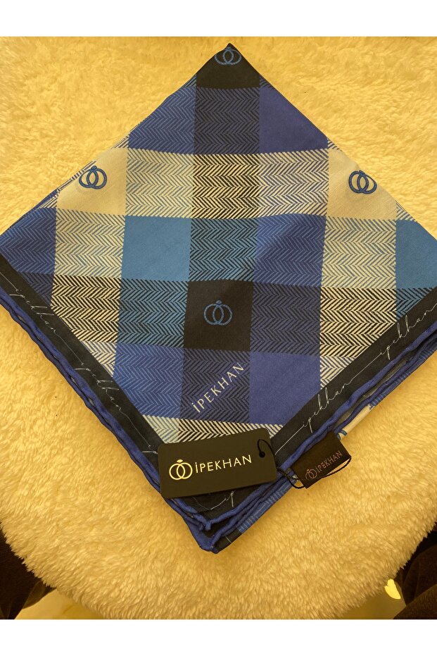 Silk a Logo Pattern Scarf - 1