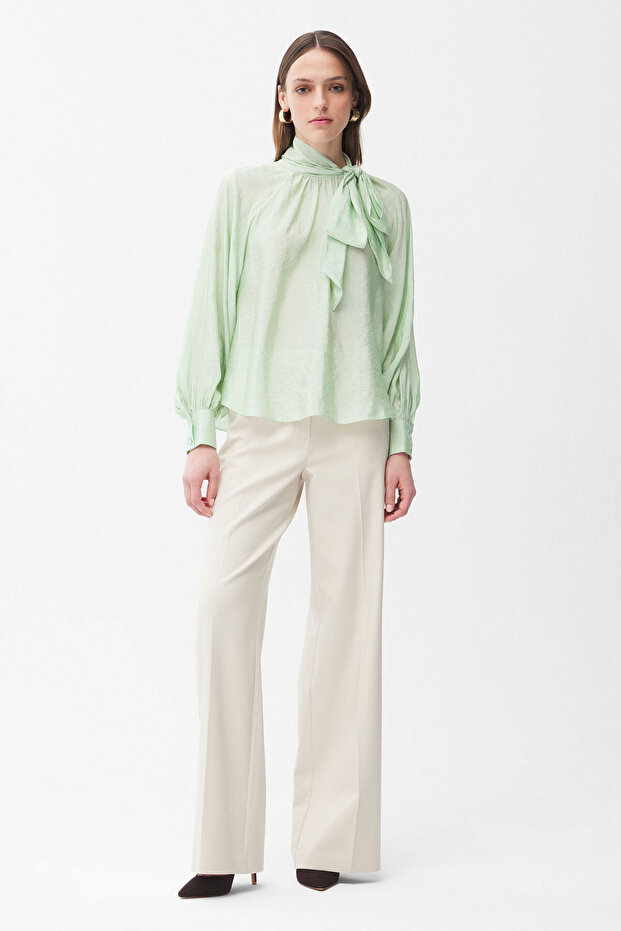 Bağlamalı Bluz - 3