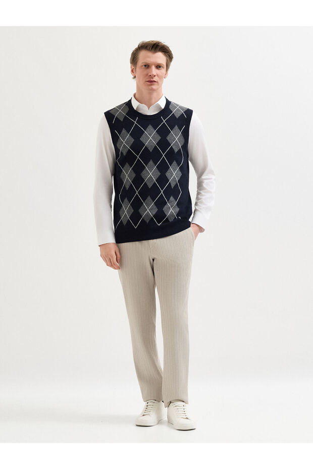 Lacivert Süveter - 1