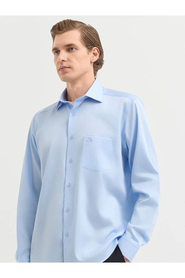 Açık Mavi Gömlek - 4