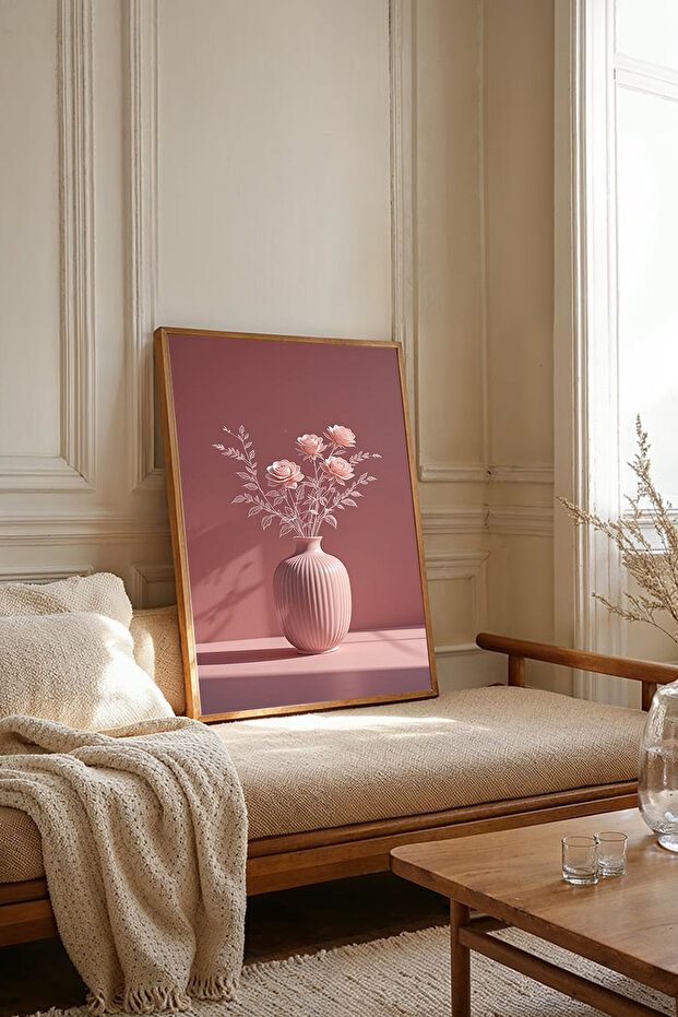 One Piece Wooden Framed Painting Tk3687