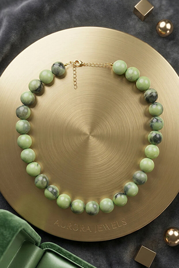 BASİC AKRİLİK TOP KOLYE - 2