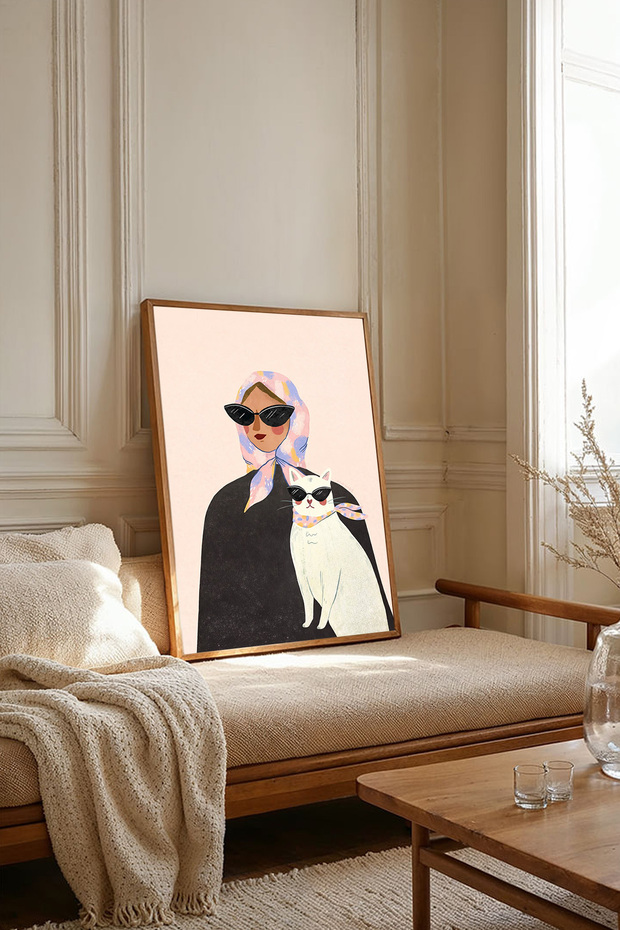 One Piece Wooden Framed Painting Tk3699