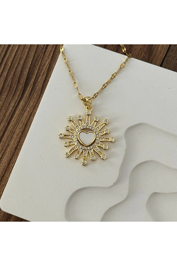 Antique Heart Gold Necklace