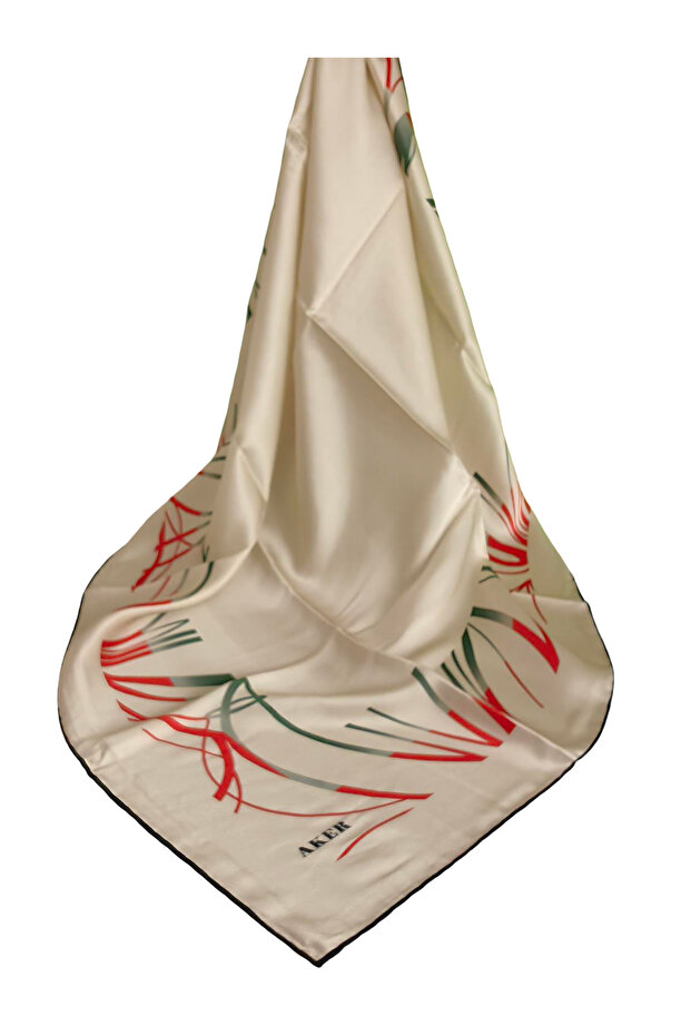 Silk K Crepe Satin Scarf 2026 Summer Season 9161701-312