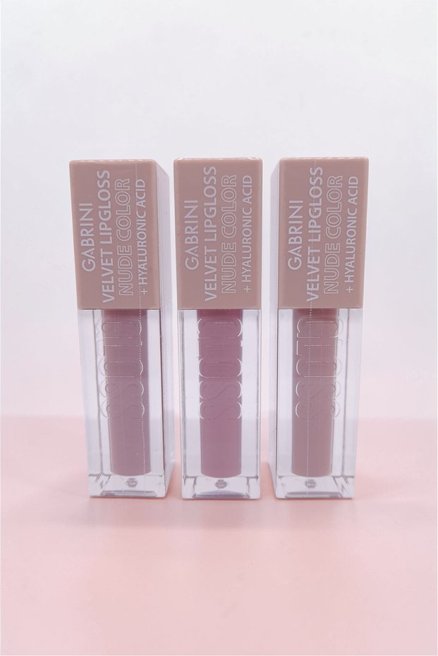 Nude Color Hyaluronic Acid Velvet Matte Lipgloss Long-Lasting Moisturizing Liquid Lipstick