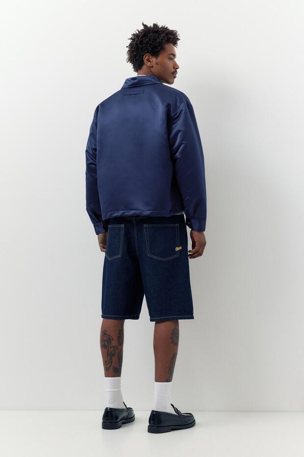 Saten işlemeli ceket - 5