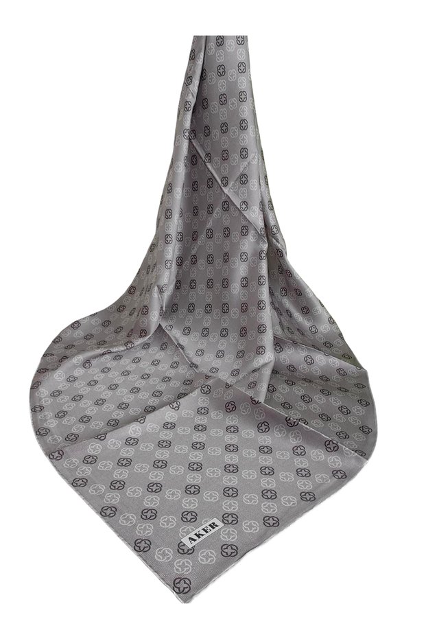 Silk K Crepe Satin Scarf 2026 Summer Season 9128701-371