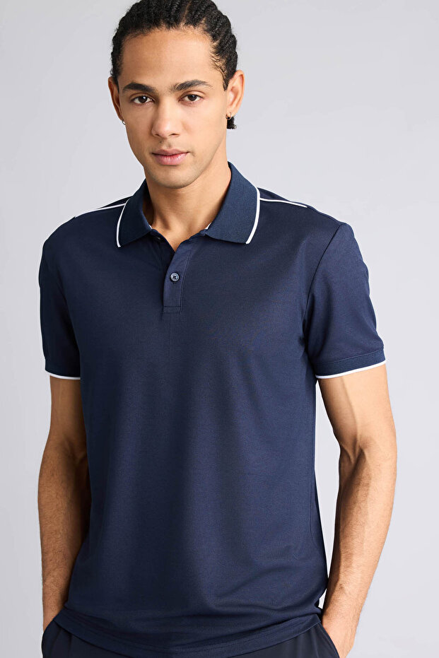 Slim Fit Short Sleeve Polo T-Shirt G1039Ax26Sp