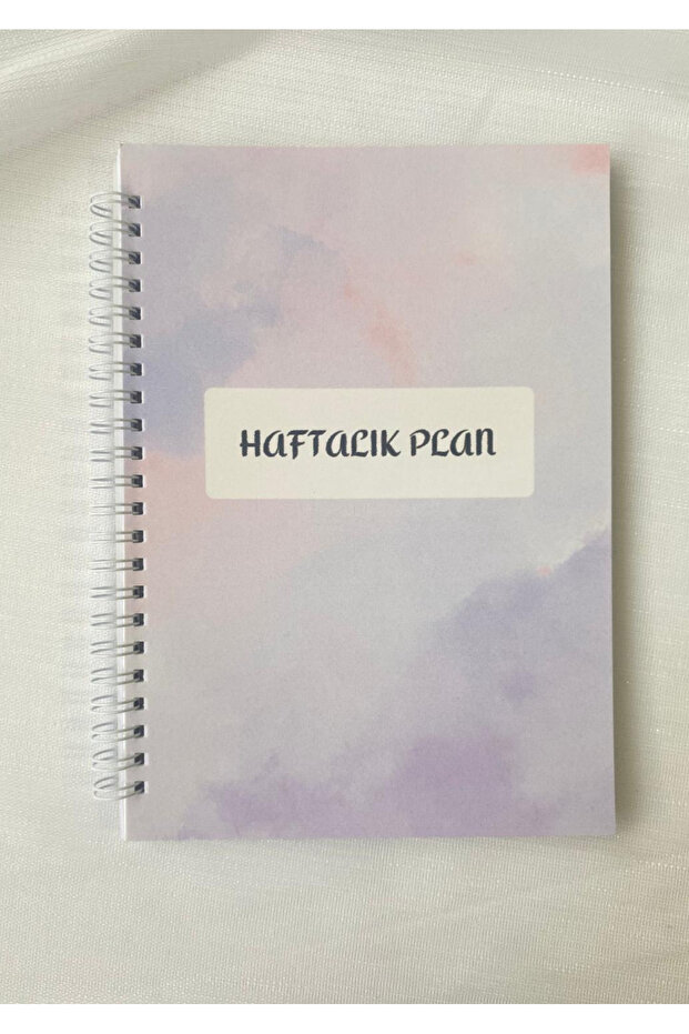 A5 Size Notebook – Spiral Bound / Agenda / Notepad / Ring-Bound Notebook - Weekly Plan - 3
