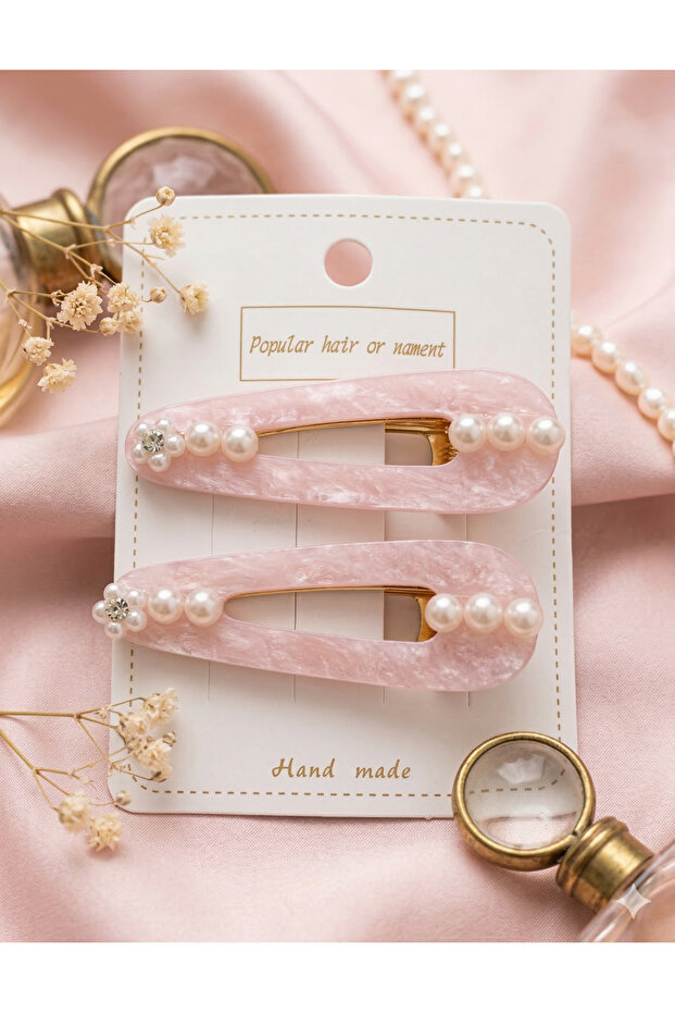 Pearl Model a Acrylic Light Pink 2-Piece Side Buckle Set