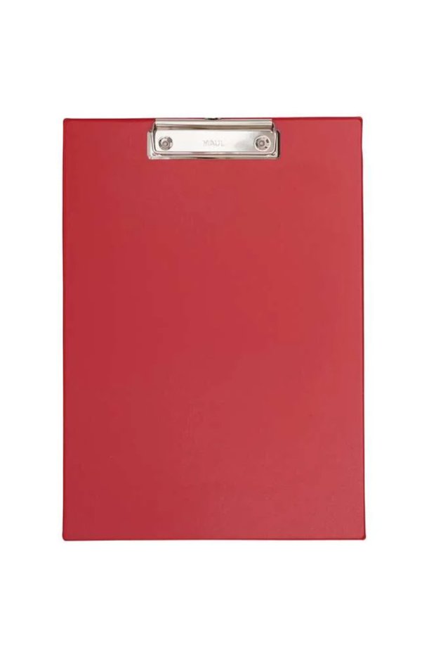 Simple A4 clipboard, PP laminated, Poly - red