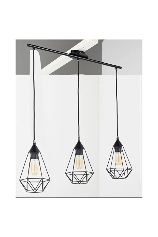 Pendul Byron, 3 x E27, negru - 4