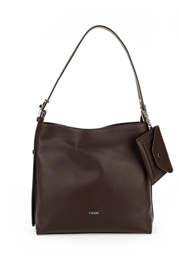 , Women's Shoulder and Clutch Bag 153979Z3127 Brown