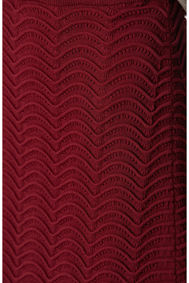 Vişne Mini Triko Etek - 5