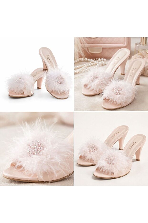 Women'S, Powder, House Slippers / Dowry Box Slipper