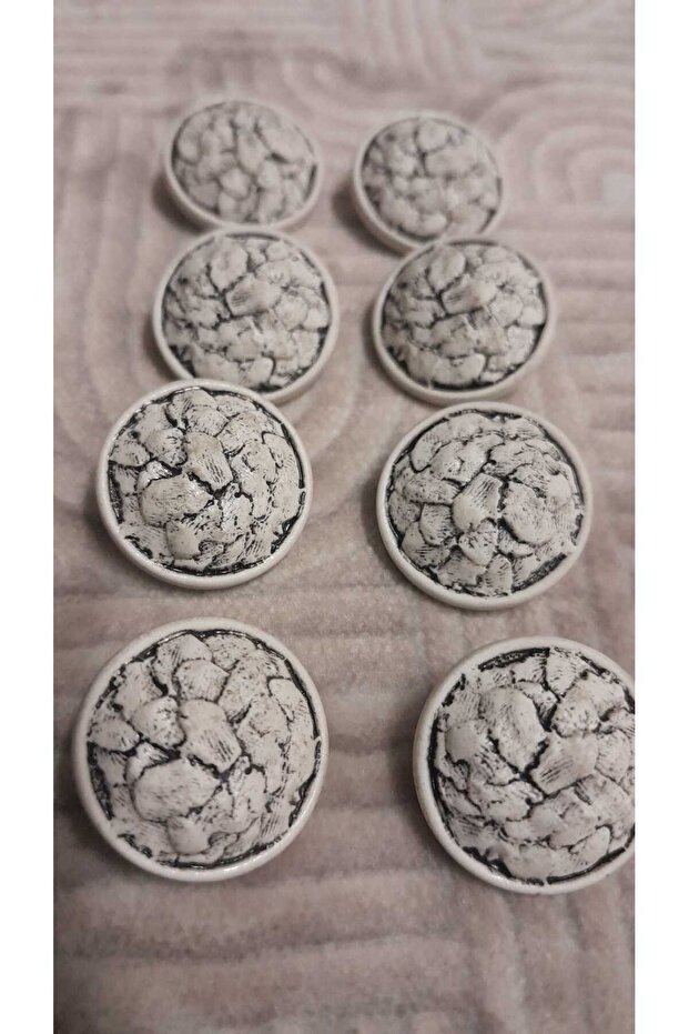 Polyester Button 28 Boy 20 mm 8 Pieces