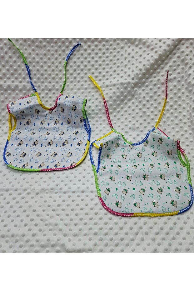 Berkaysun cotton baby bib with nylon back