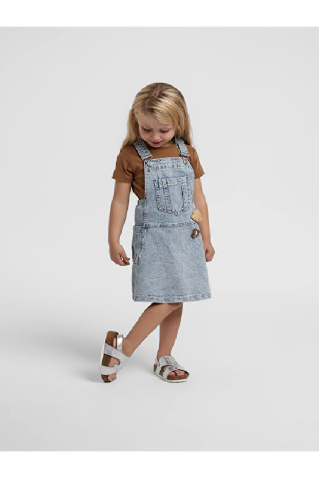 Baby Girl Denim Salopet