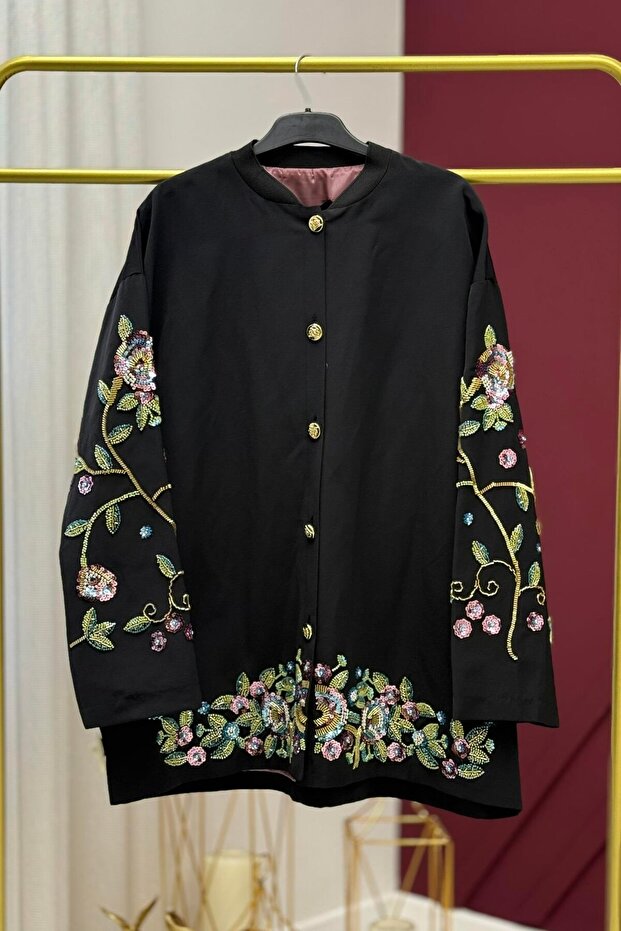 3365 Ceket - Siyah - 1