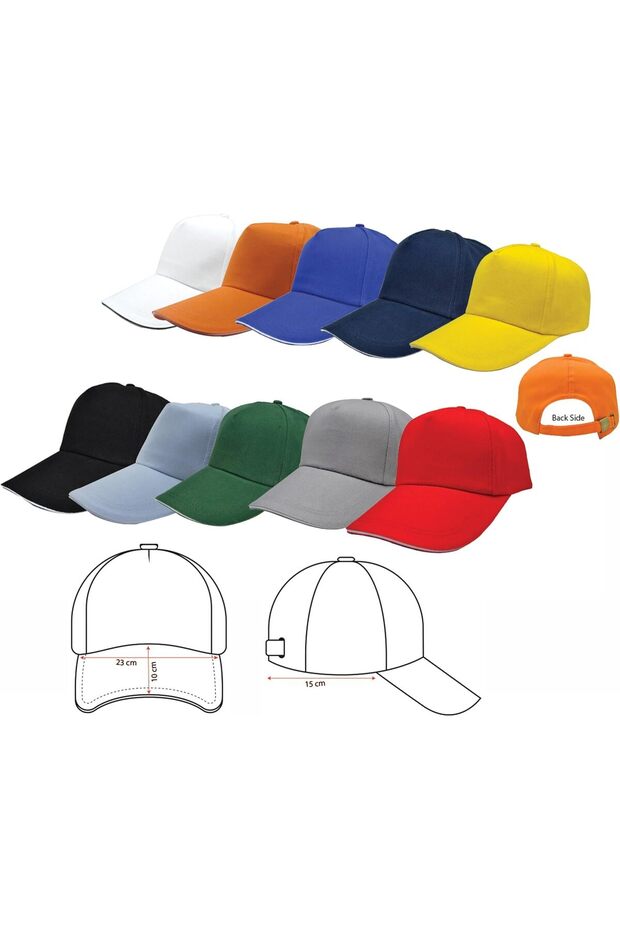 Baseball Caps – Blue pack of 5 - 2