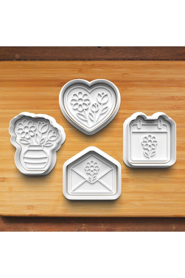 Mother's Day Special Set of 4 Cookie and Candy Dough Molds