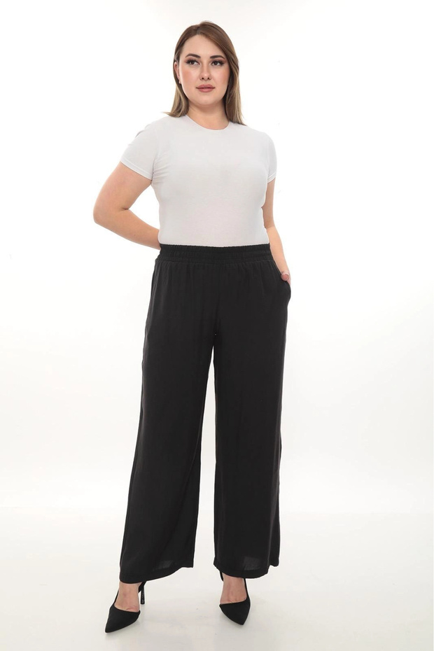 Women's Comfortable Cut Pants with Elastic Waist – Casual, Stylish and Comfortable