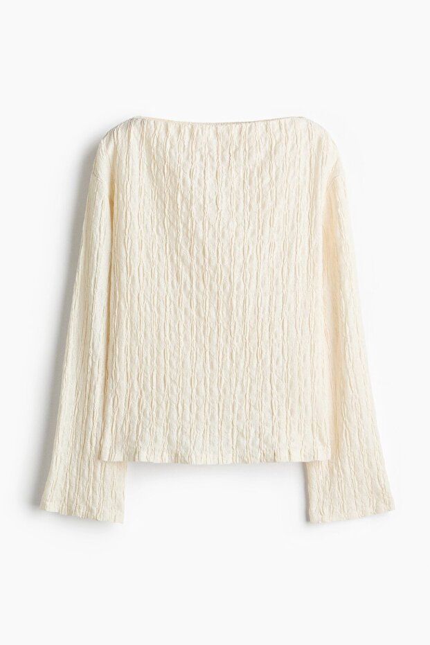 Kayık Yakalı Üst - 4