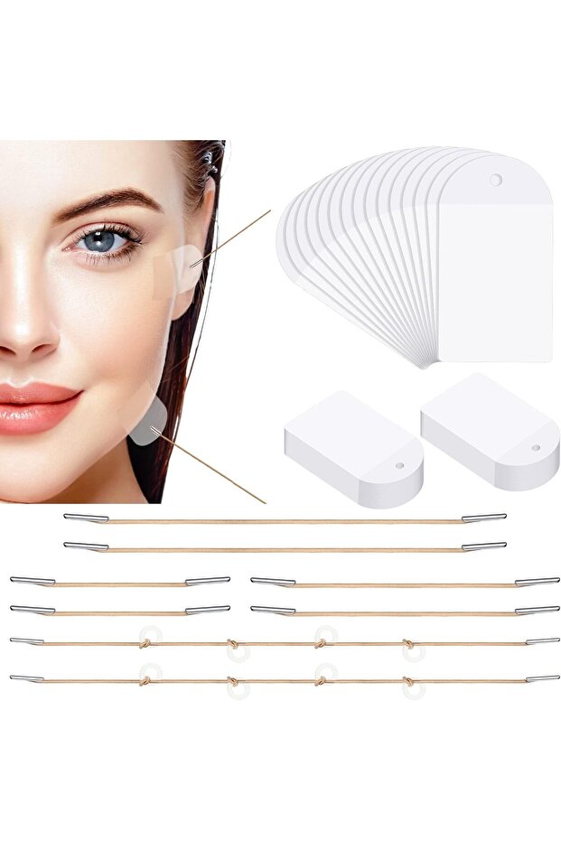 Face Lifting Tapes with Lifting Rope Sets