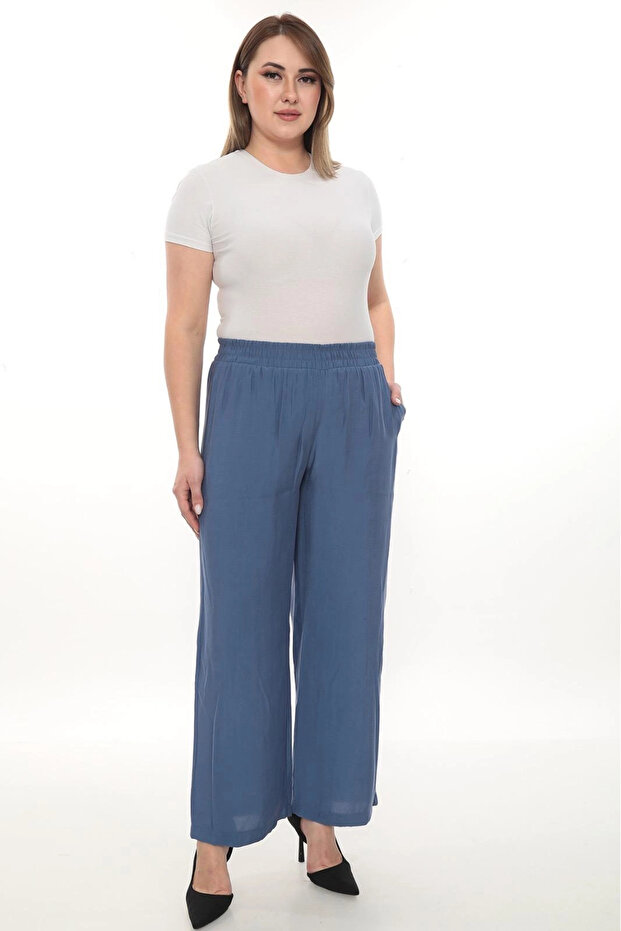 Women's Comfortable Cut Pants with Elastic Waist – Casual, Stylish and Comfortable