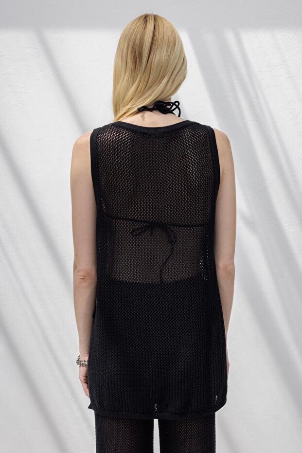 File Örgü Bluz - 6