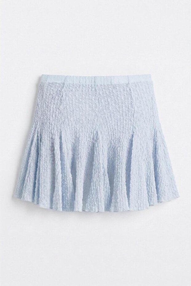 Volanlı Dantel Mini Şort Etek - 1