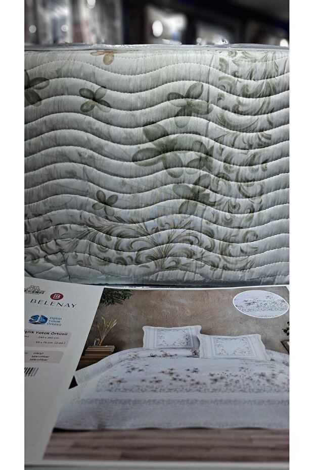 Double Microfiber Quilted Bedspread - 2