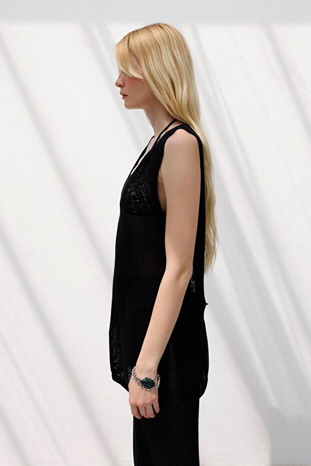 File Örgü Bluz - 5