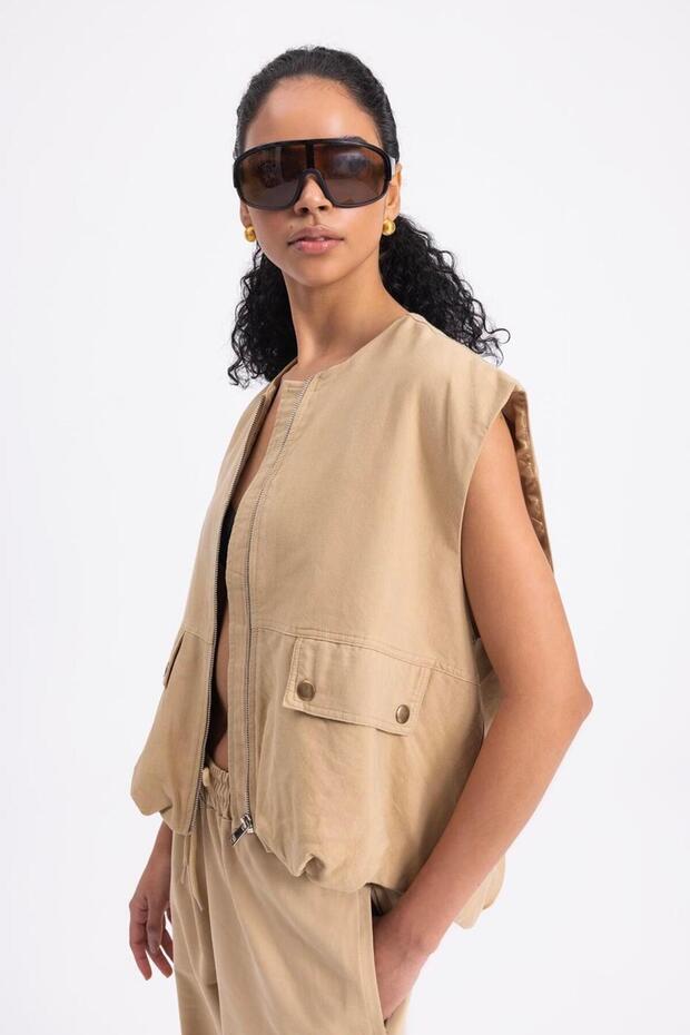 Hacimli Oversize Yelek - 3